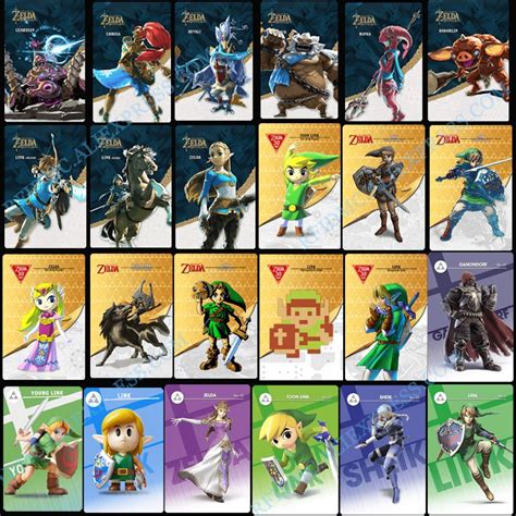 legend of zelda breath of the wild amiibo nfc cards|botw amiibo drop rate.